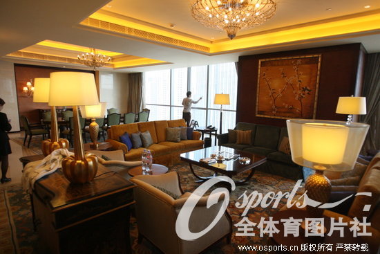 組圖：貝克漢姆青島下榻總統套房曝光 內飾豪華令人咋舌